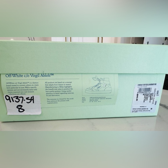 Off-White 3.0 Off Court Mirror Pink High Top Sneakers - Picture 9 of 10